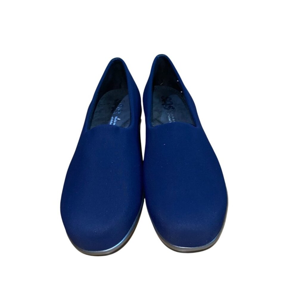 SAS Bliss - Slip On Wedge  color blue Navy size 7 new